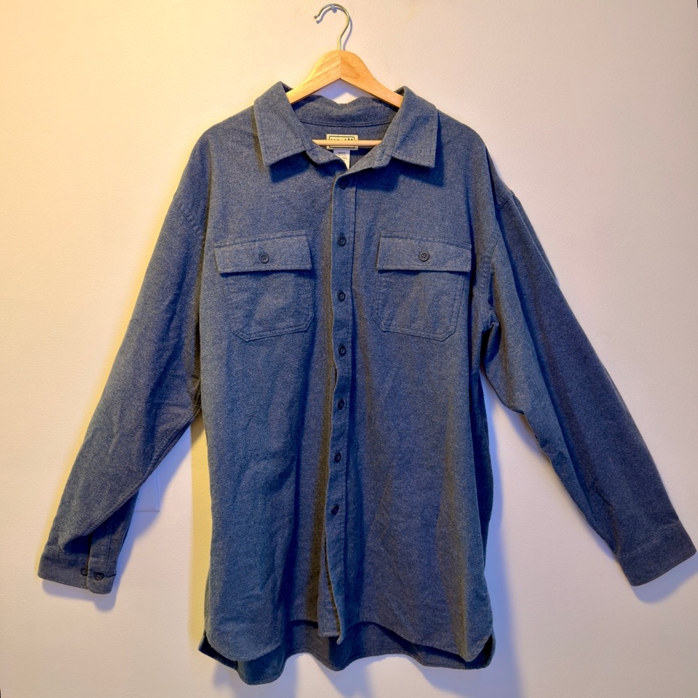 L.L. Bean Blue Flannel Shirt